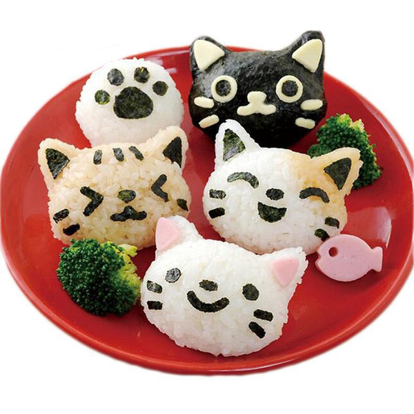 Cute Cat Smile Rice Molder