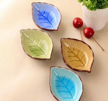 Ceramic Leaves Plates