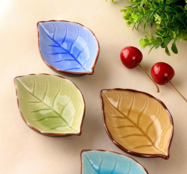 Ceramic Leaves Plates